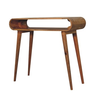 Amaya Oak-ish Nordic Style Console Table
