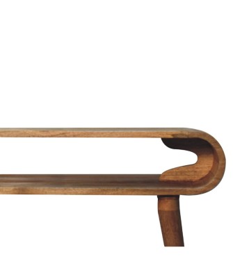 Amaya Oak-ish Nordic Style Console Table