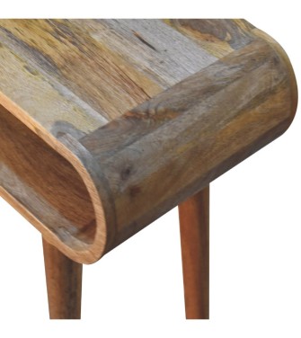 Amaya Oak-ish Nordic Style Console Table