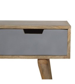 Grey Painted 3 Drawer Media Unit