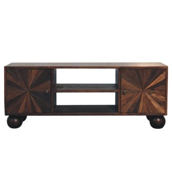 Sunrise Ball Walnut TV Unit