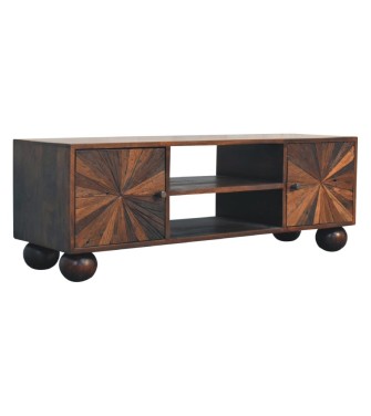 Sunrise Ball Walnut TV Unit