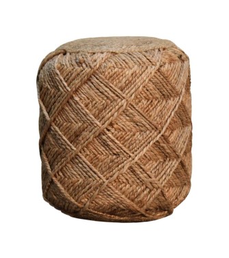 Repose-pieds en fibre de jute, petit modèle