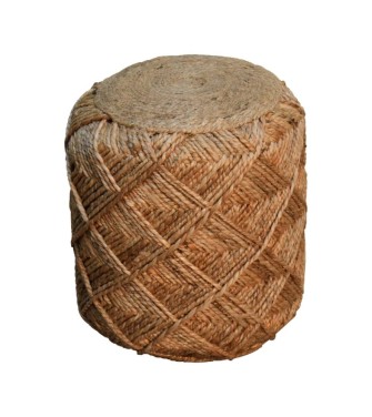 Repose-pieds en fibre de jute, petit modèle