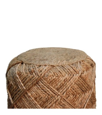 Repose-pieds en fibre de jute, petit modèle