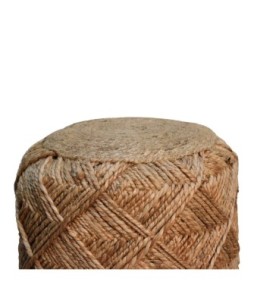 Repose-pieds en fibre de jute, petit modèle