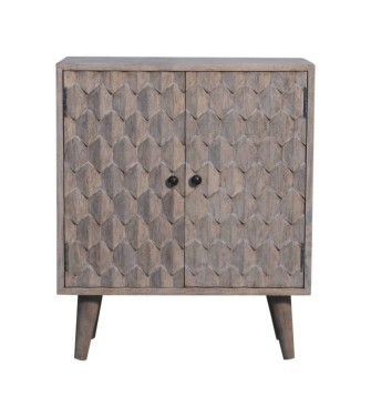 Mini armoire en pierre sculptée avec motif ananas