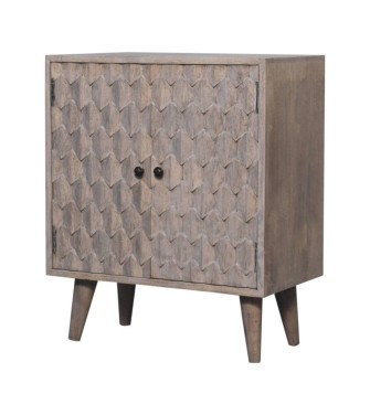 Mini armoire en pierre sculptée avec motif ananas