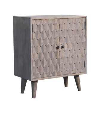 Mini armoire en pierre sculptée avec motif ananas