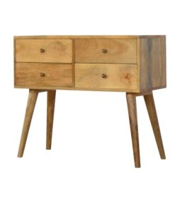 Nordic 4 Drawer Console