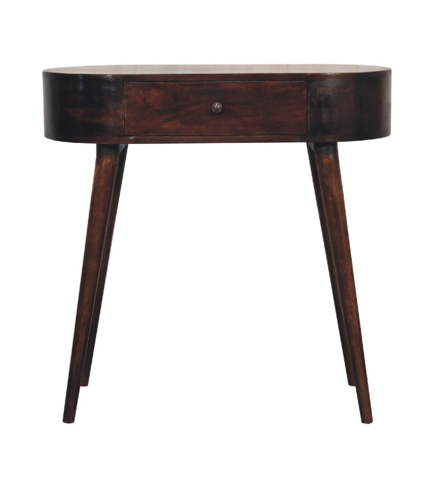 Table console Albion finition noyer