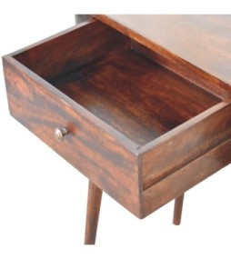 Table console Albion finition noyer