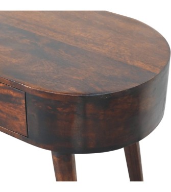 Table console Albion finition noyer