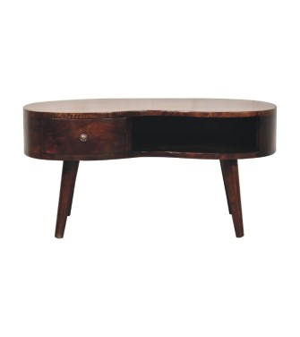 Walnut Wave Coffee Table