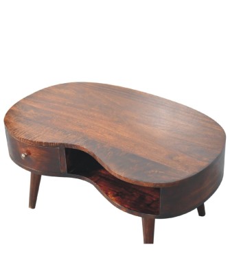 Walnut Wave Coffee Table