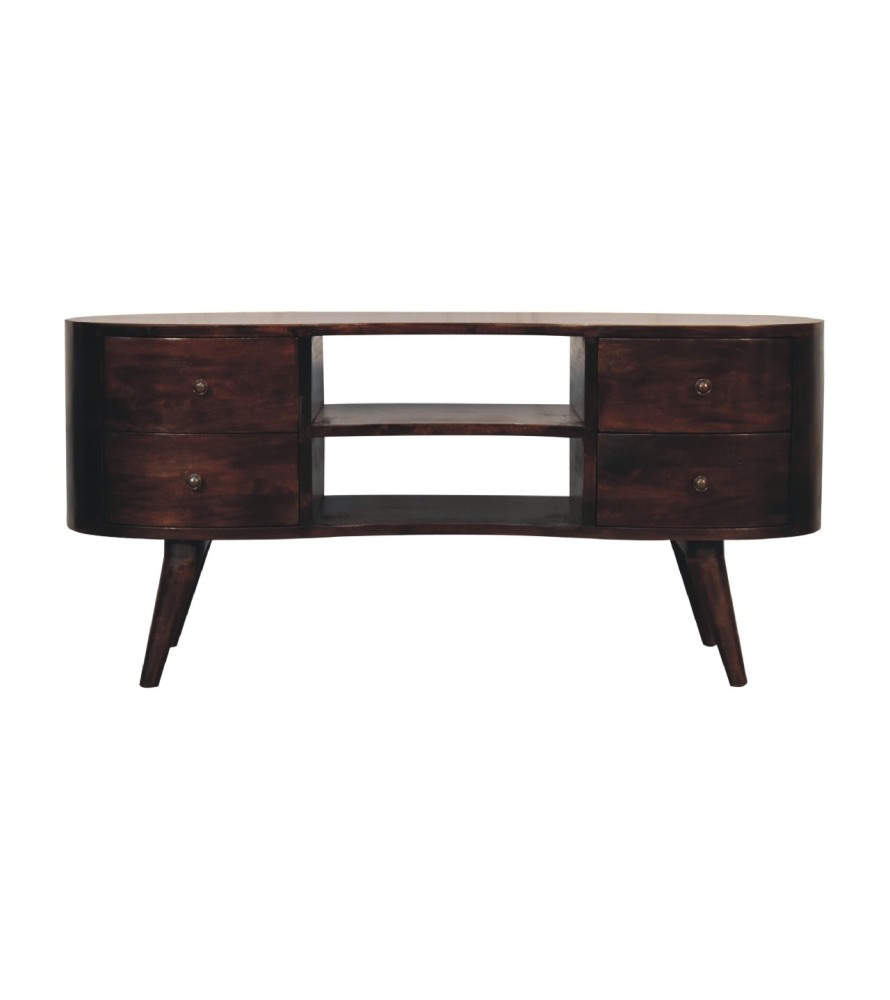 Walnut Wave Entertainment Unit