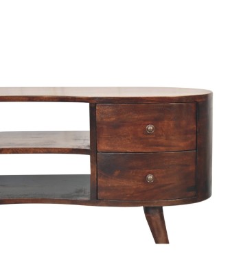 Walnut Wave Entertainment Unit