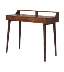 Elevated Chestnut Console Table