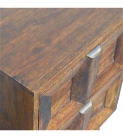 Table de chevet quadruple