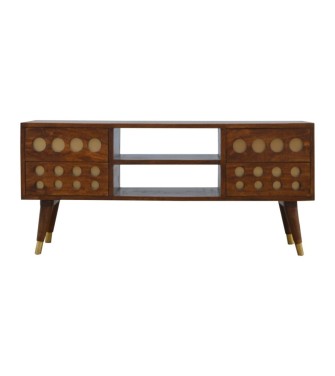 Brass Hole Inlay Media Unit
