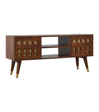 Brass Hole Inlay Media Unit