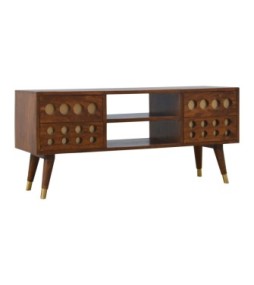 Brass Hole Inlay Media Unit