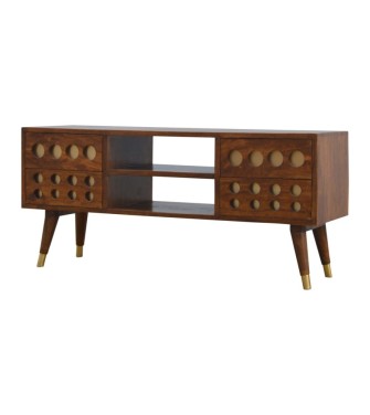 Brass Hole Inlay Media Unit