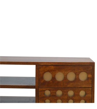Brass Hole Inlay Media Unit