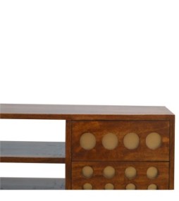 Brass Hole Inlay Media Unit