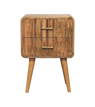 Table de chevet à barre en T rainurée
