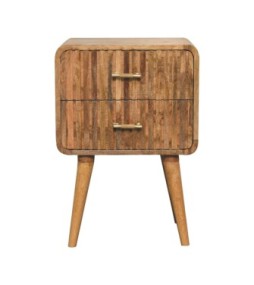 Table de chevet à barre en T rainurée
