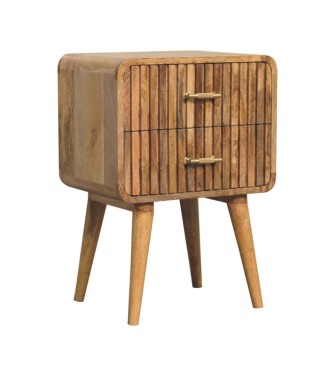 Table de chevet à barre en T rainurée