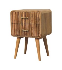 Table de chevet à barre en T rainurée