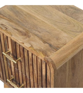 Table de chevet à barre en T rainurée