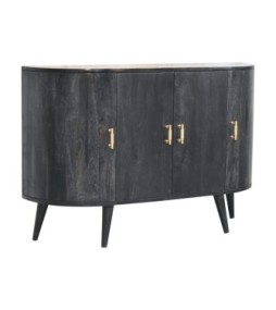Armoire quadruple à barres en T noir cendré