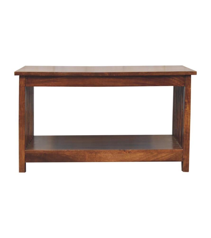 Slatted Chestnut Coffee Table