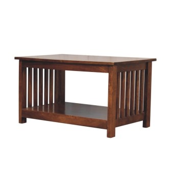 Slatted Chestnut Coffee Table