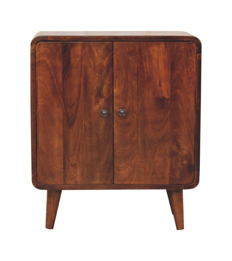 Mini armoire classique finition châtaigne