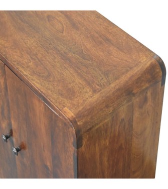 Mini armoire classique finition châtaigne
