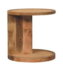 Close-knit Corner End Table