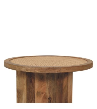 Close-knit Corner End Table