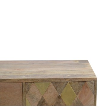 Oak-ish Gold Inlay Coffee Table