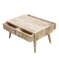 Oak-ish Gold Inlay Coffee Table