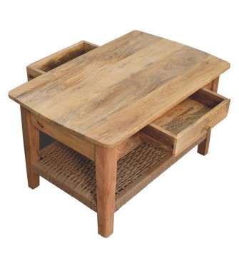 Rope 2 Drawers Coffee Table