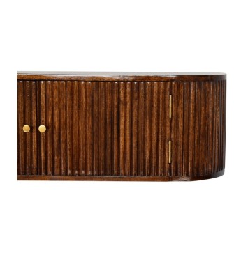 Chunky Chestnut Wall Mounted Console