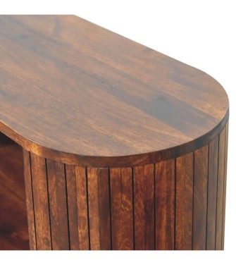 Cortez Chestnut Open Cabinet