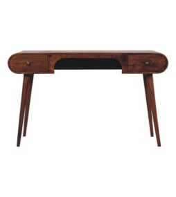 Bureau London Arch - finition châtaigne