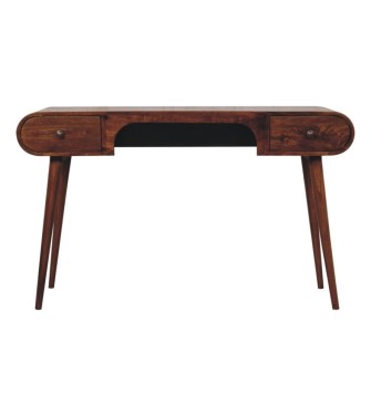 Bureau London Arch - finition châtaigne