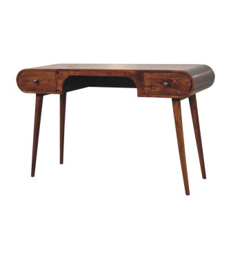 Bureau London Arch - finition châtaigne