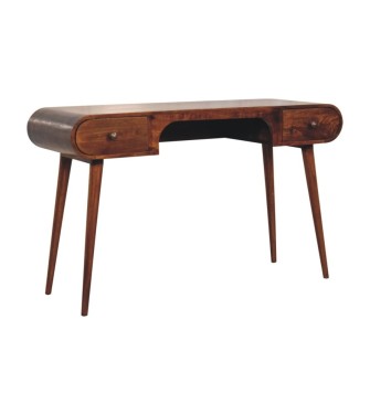 Bureau London Arch - finition châtaigne